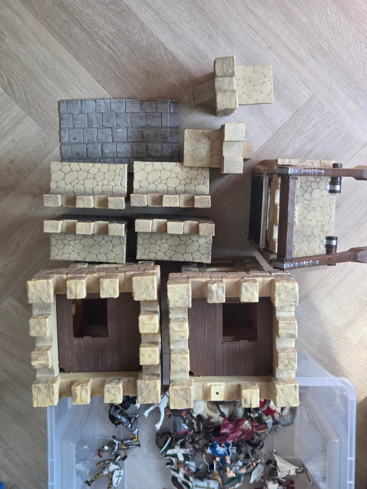 Groot Schleich kasteel met ridders en paarden, Ophalen, Gebruikt