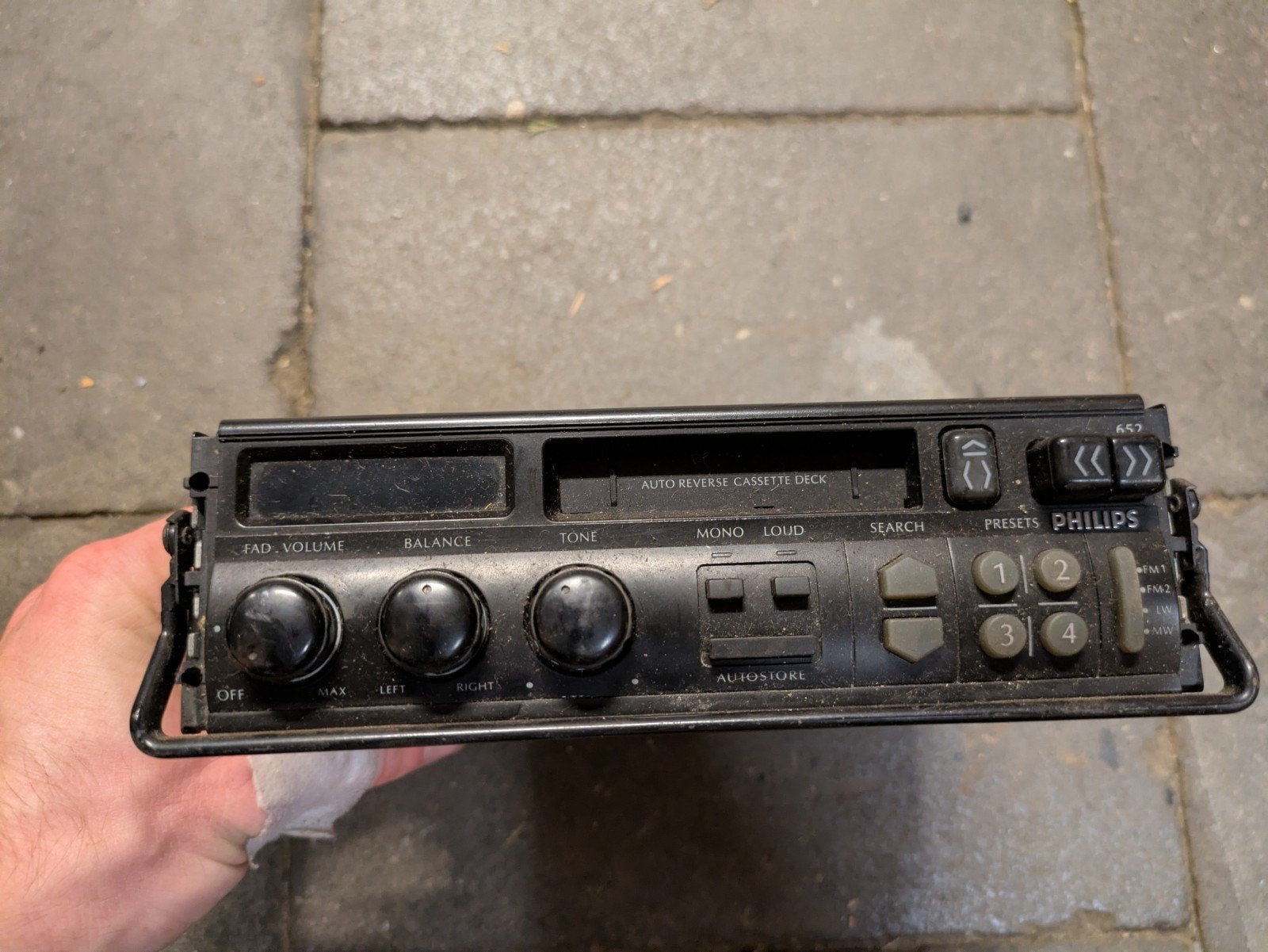Philips DC652 Radio Autoradio Casette Auto Onderdelen, Auto diversen, Ophalen of Verzenden