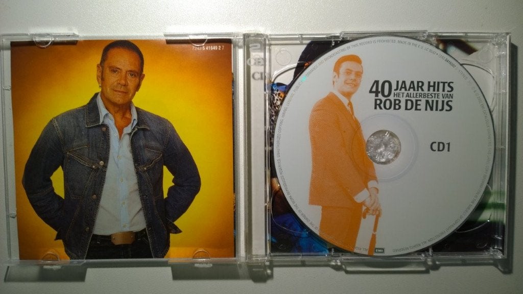 Rob de Nijs - 40 Jaar Hits (2 CD), Cd's en Dvd's, Ophalen of Verzenden, Zo goed als nieuw, Pop, Album