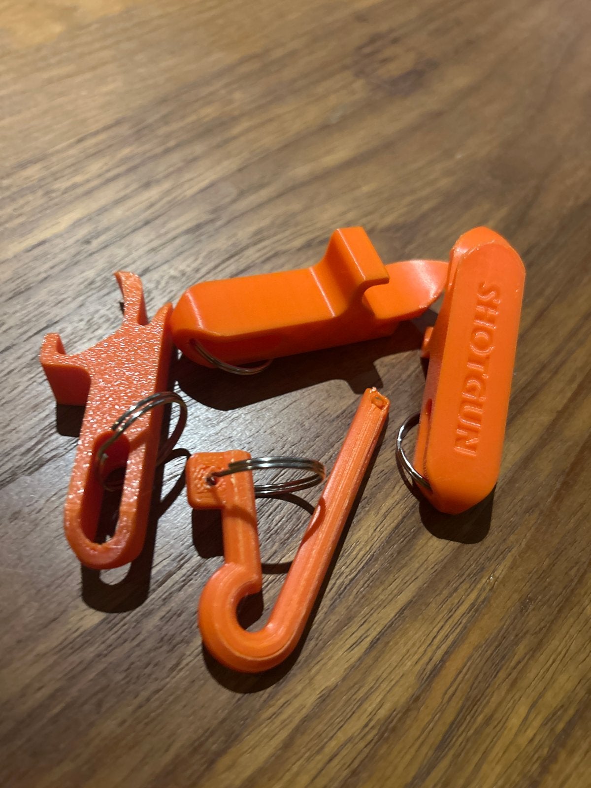 3D Geprinte Sleutelhangers - Shotgun & Meer, Ophalen of Verzenden, Gebruikt, Overige typen