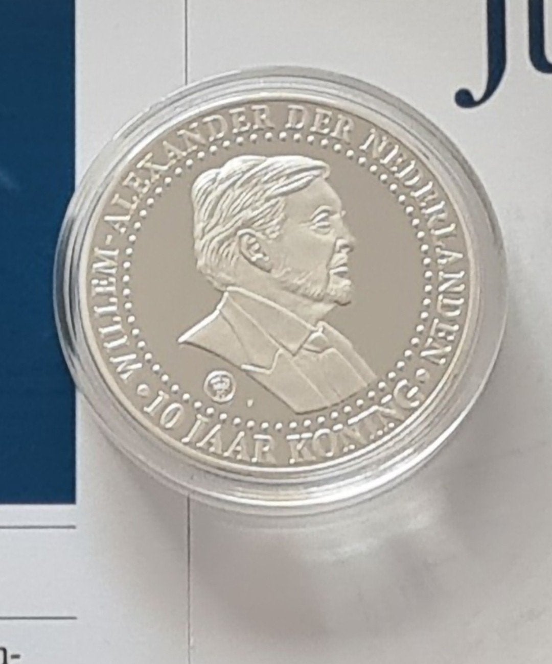 Penning Willem-Alexander Jubileumuitgifte 2013-2023, Ophalen of Verzenden, Koningin Beatrix