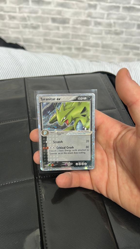 Pop series tyranitar EX  (exc/nm), Ophalen of Verzenden, Zo goed als nieuw