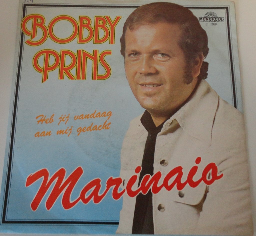 Bobby Prins > Marinaio, Cd's en Dvd's, Vinyl Singles, Ophalen of Verzenden, Gebruikt, Nederlandstalig