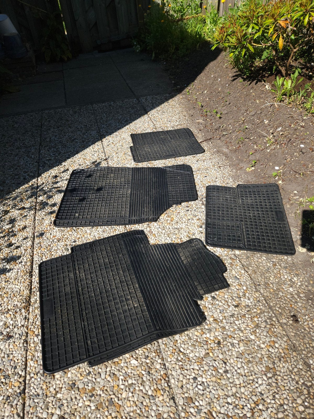 Universele rubberen automatten set (4 stuks), Ophalen of Verzenden, Zo goed als nieuw