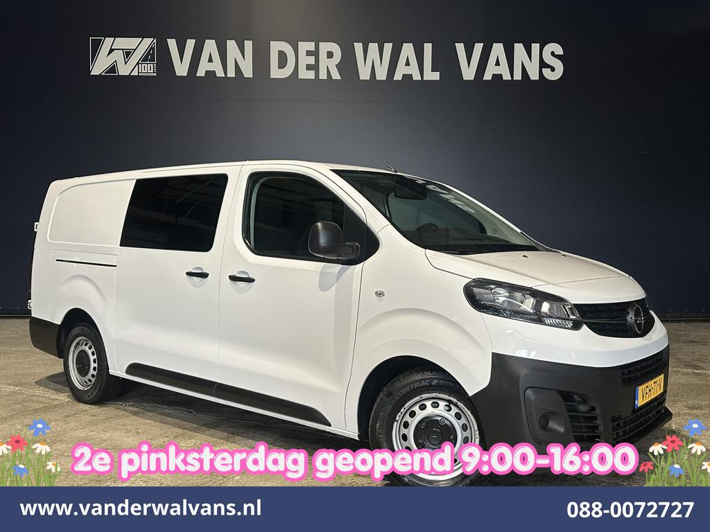 Opel Vivaro 2.0 CDTI 123pk L3H1 Dubbele Cabine Euro6 Airco |, Auto's, Stof, Gebruikt, 4 cilinders, 2500 kg