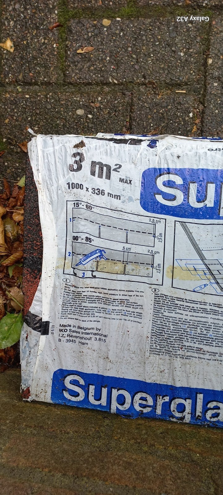 Rode Glasvezel Dakshingles - Superglass, Doe-het-zelf en Verbouw, Dakpannen en Dakbedekking, Ophalen of Verzenden