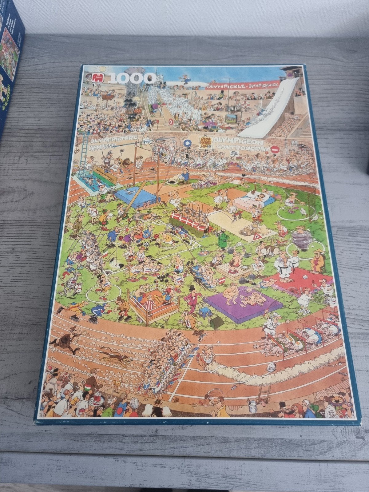 Vintage Jan van Haasteren puzzel 1000 stukjes, Ophalen of Verzenden, Meer dan 50 stukjes, Gebruikt, 6 jaar of ouder