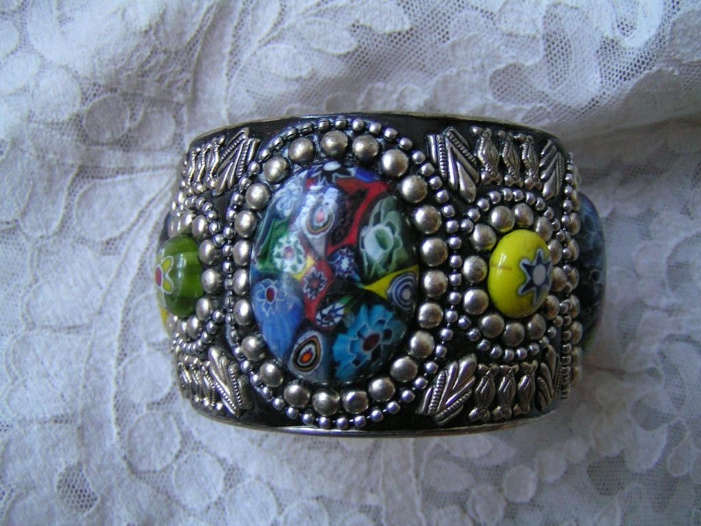 armband mille fiori nr XX 961, Verzenden, Nieuw, Zilver, Overige materialen