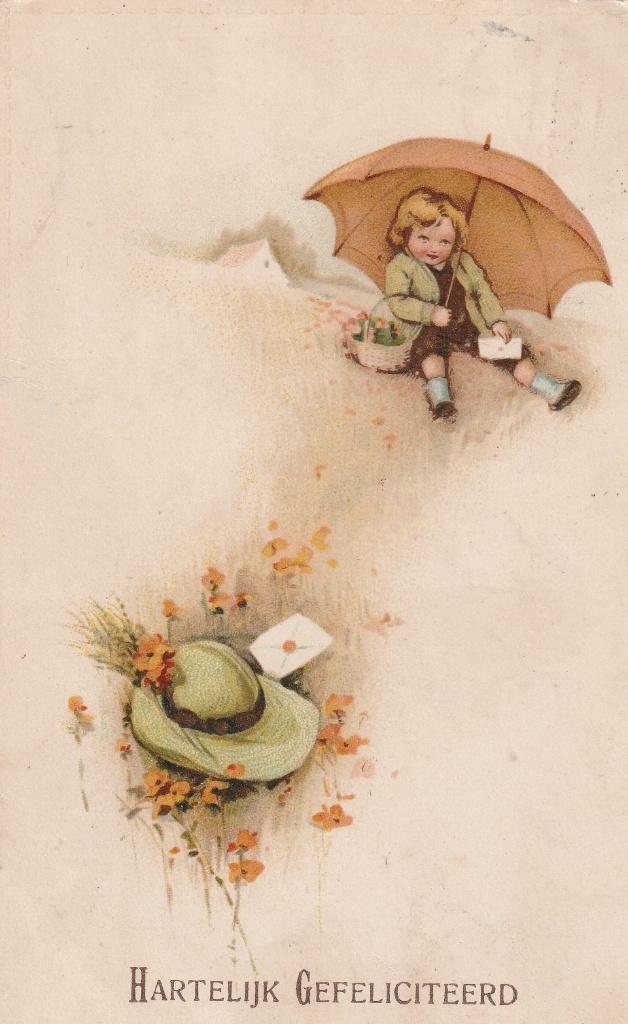 fantasiekaart, Verzenden, Voor 1920, Sterren en Beroemdheden
