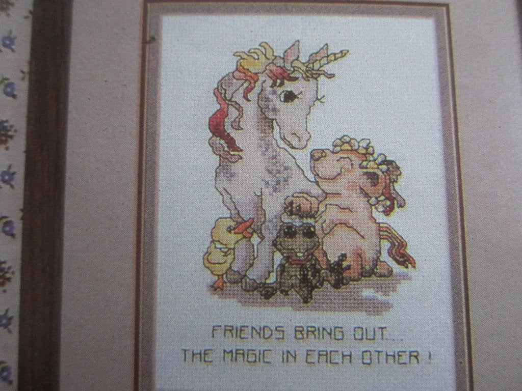 borduurpatroonen Stoney Creek JODY'S FRIENDS 1985 unicorn, Ophalen of Verzenden, Zo goed als nieuw, Handborduren, Patroon
