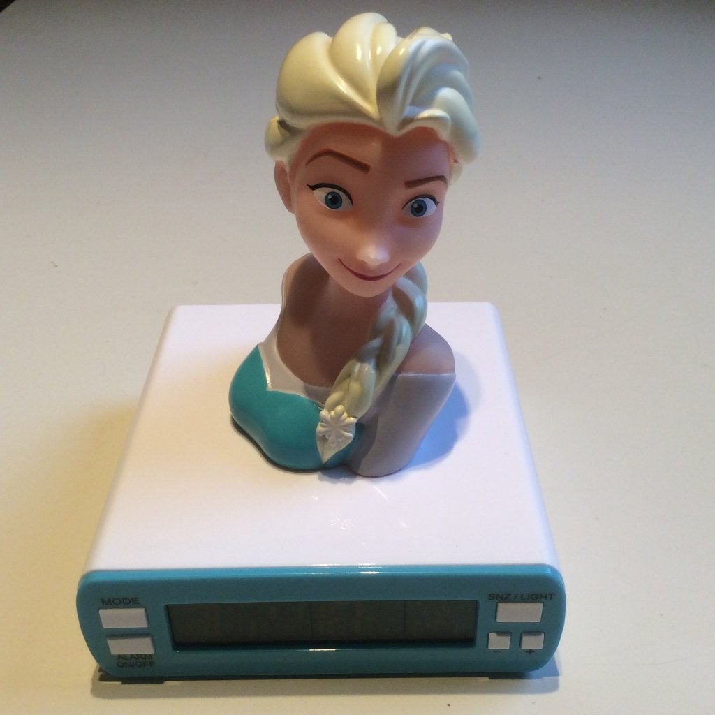 kinder wekker - Disney Frozen elsa, Ophalen of Verzenden, Gebruikt