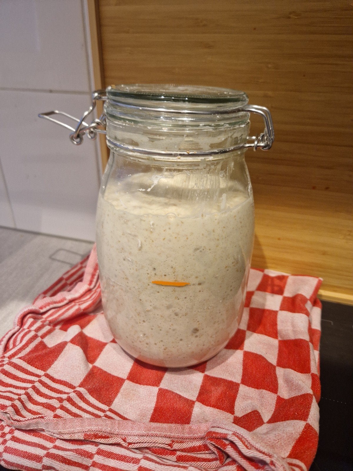 zuurdesem starter +1 jaar oud, Ophalen
