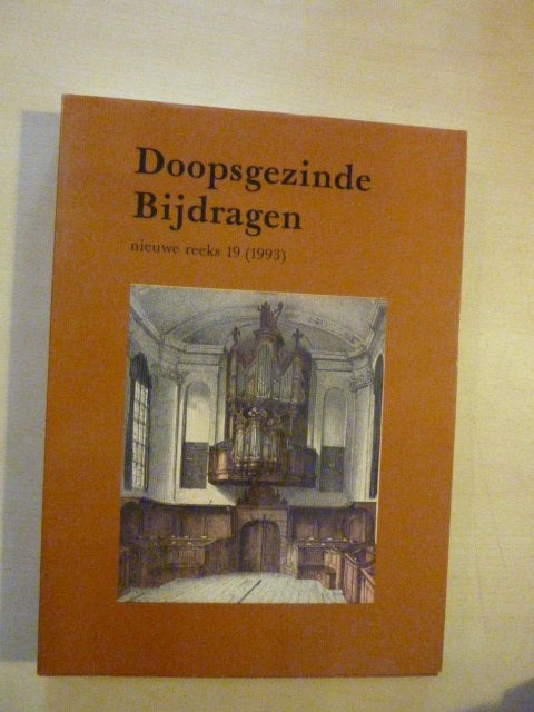 Doopsgezinde bijdragen nieuwe reeks 19 - 1993, Ophalen of Verzenden, Zo goed als nieuw