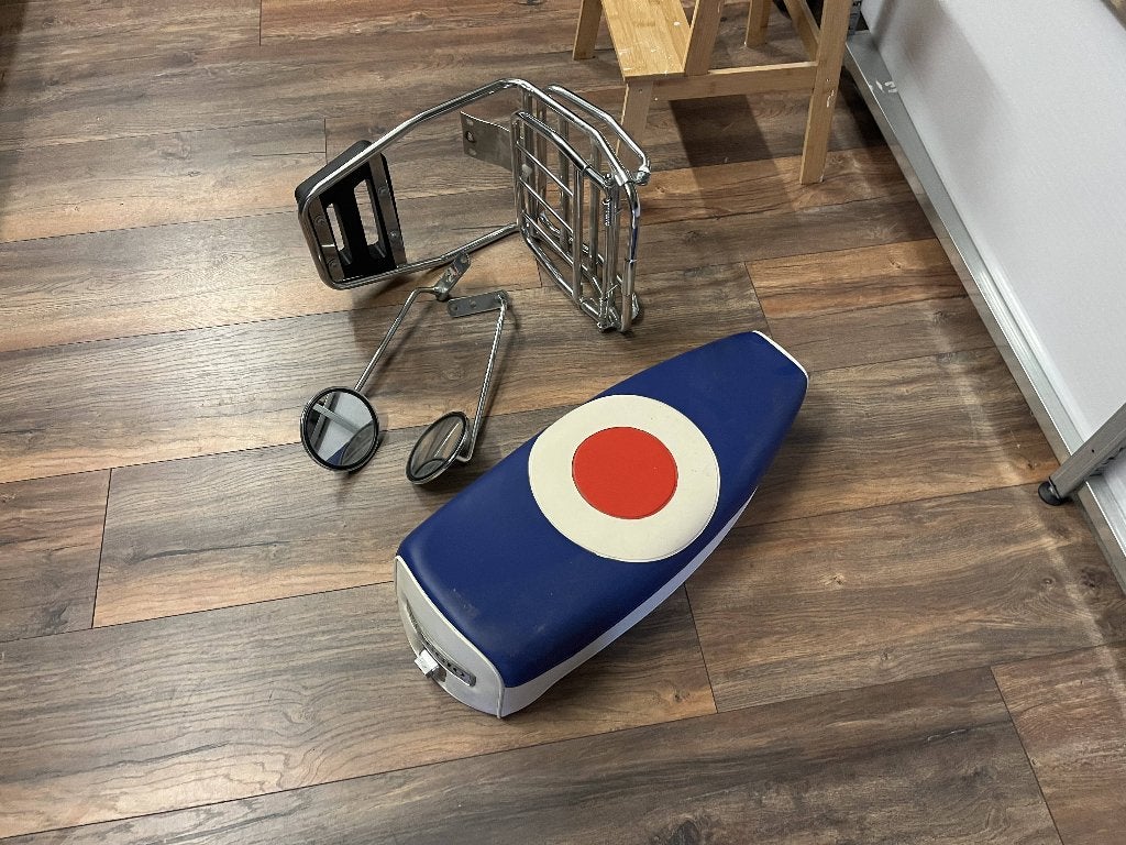 Vespa PX200 Bagagedrager, Motoren, Ophalen of Verzenden, Gebruikt