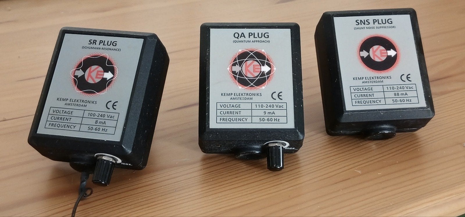 Kemp pluggen. SR plug, QA plug, SNS plug, Ophalen, Audio
