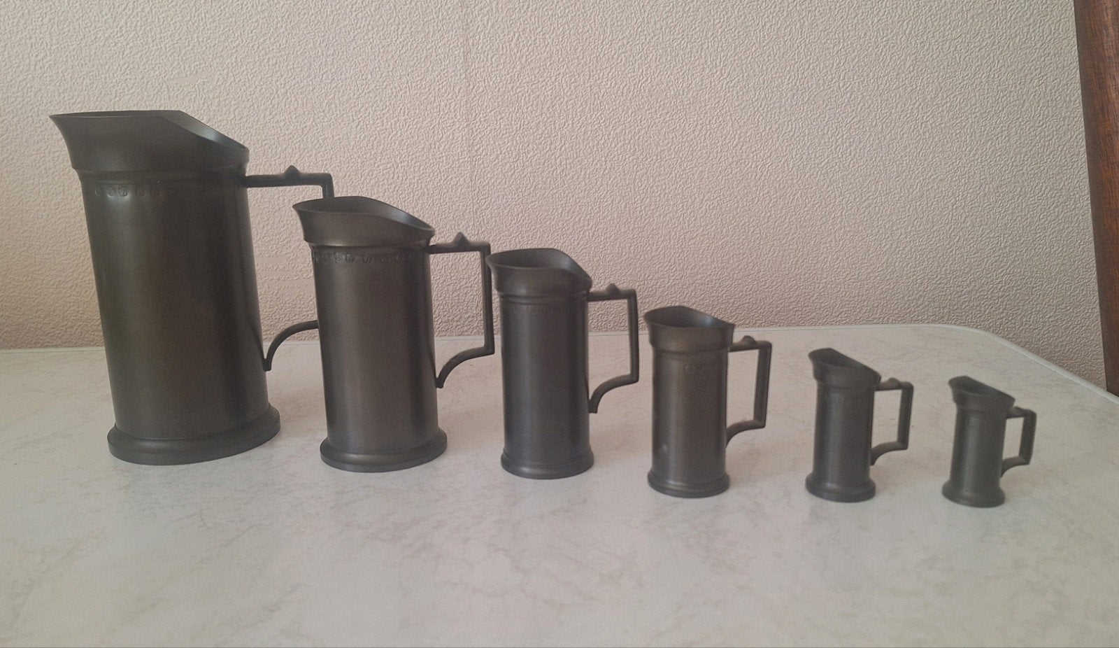 Verzameling tinnen schenkkannen - Roelen Tin, Ophalen of Verzenden