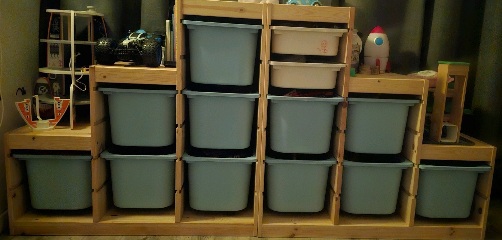 ×2 IKEA Trofast opbergcombinatie met bakken, Ophalen, Zo goed als nieuw, Jongen of Meisje