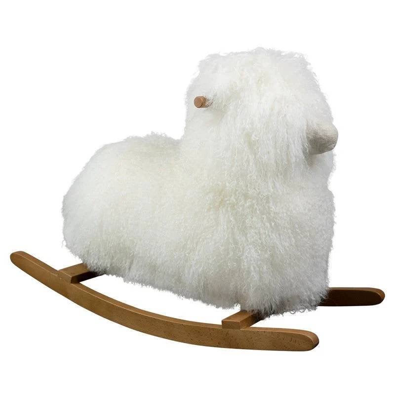 Mars & More Hobbeldier Schaap Wit Krulhaar 75cm, Ophalen of Verzenden, Nieuw