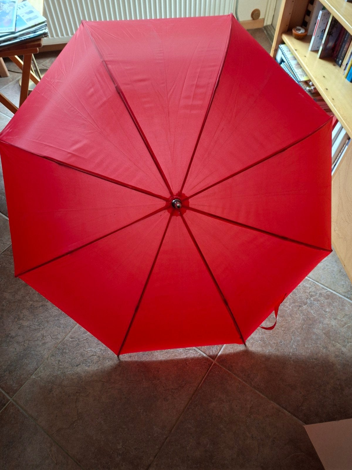Stormparaplu, Ophalen, Zo goed als nieuw, Rood