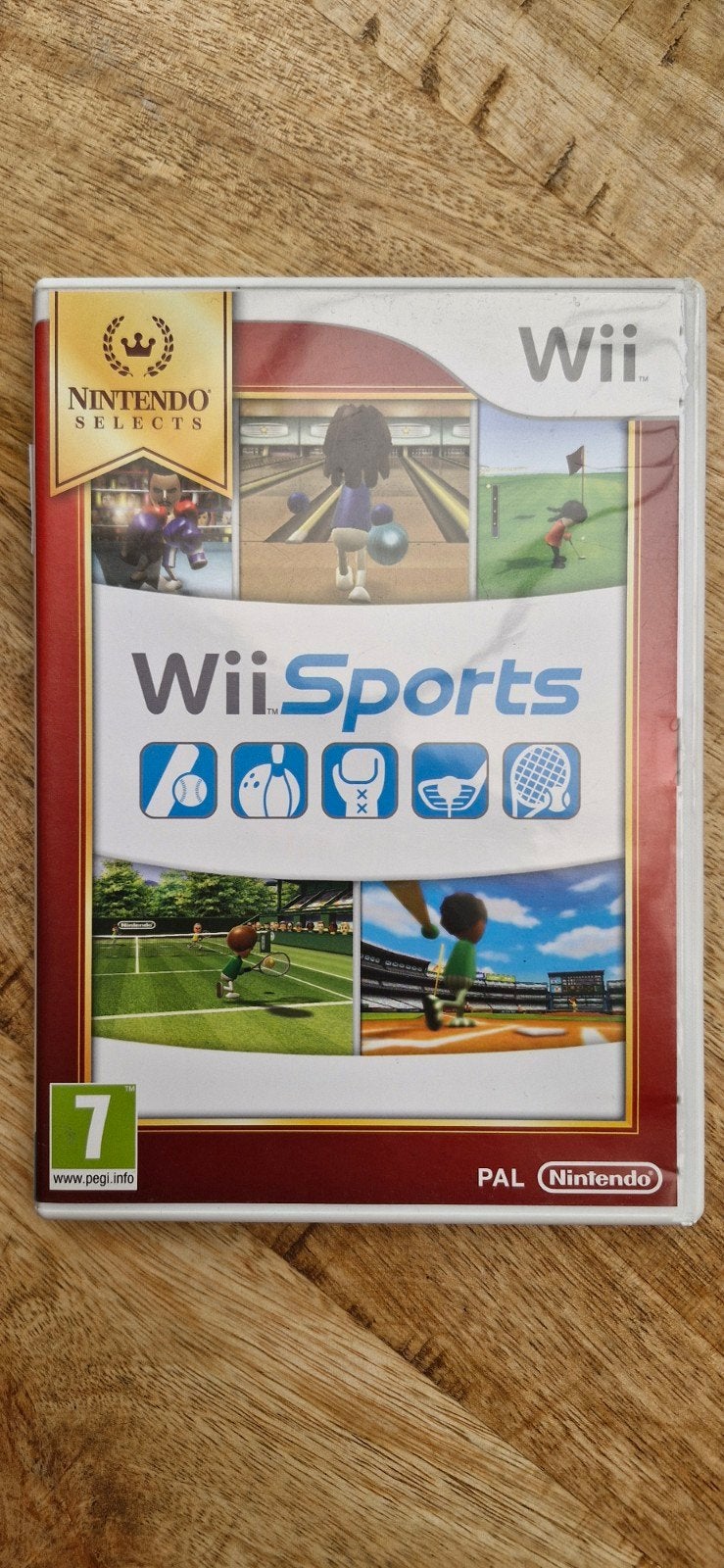 Wii Sports - Nintendo Wii (PAL), Spelcomputers en Games, Eén computer, Ophalen of Verzenden, Zo goed als nieuw, 3 spelers of meer