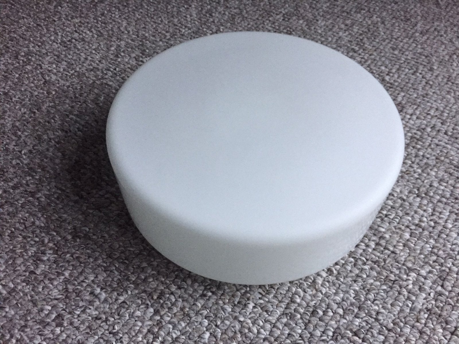 Vintage lampenkap mat glas jaren '50-'60 - Retro design, Huis en Inrichting, Lampen | Lampenkappen, 14 cm, Gebruikt, Overige typen