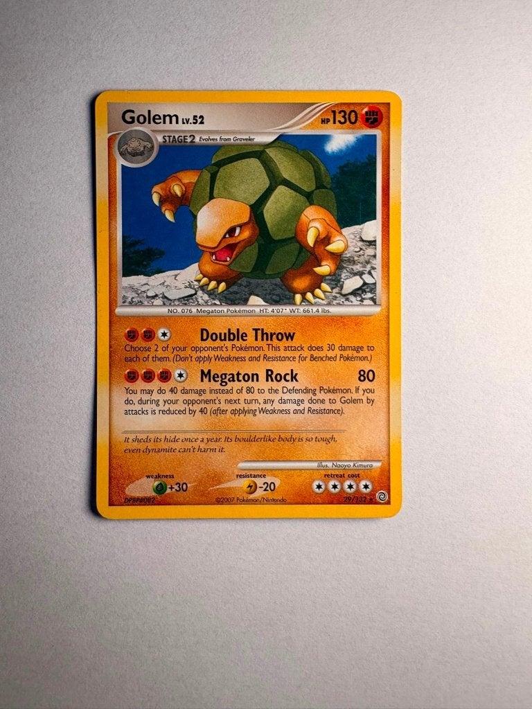Golem Lv.52 (SW 29), Ophalen of Verzenden, Zo goed als nieuw, Losse kaart