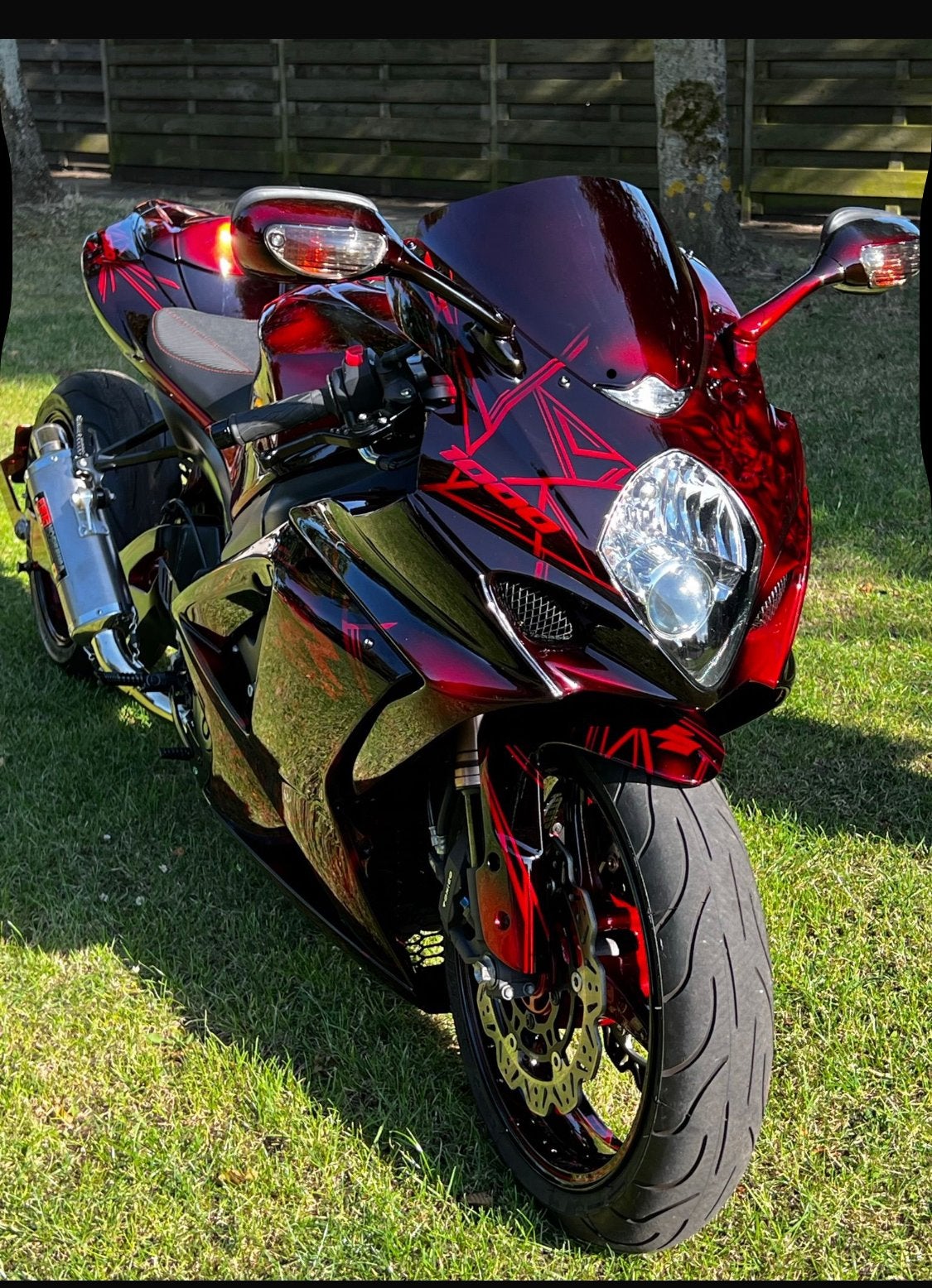 Unieke Suzuki GSX-R 1000 met  custom paint, Sportuitlaat, Gebruikt, Super Sport, Particulier