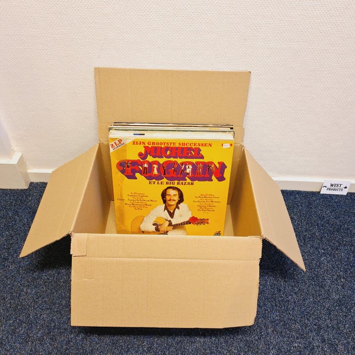 Kleine verzameling Franstalige Vinyl LP's (16x)