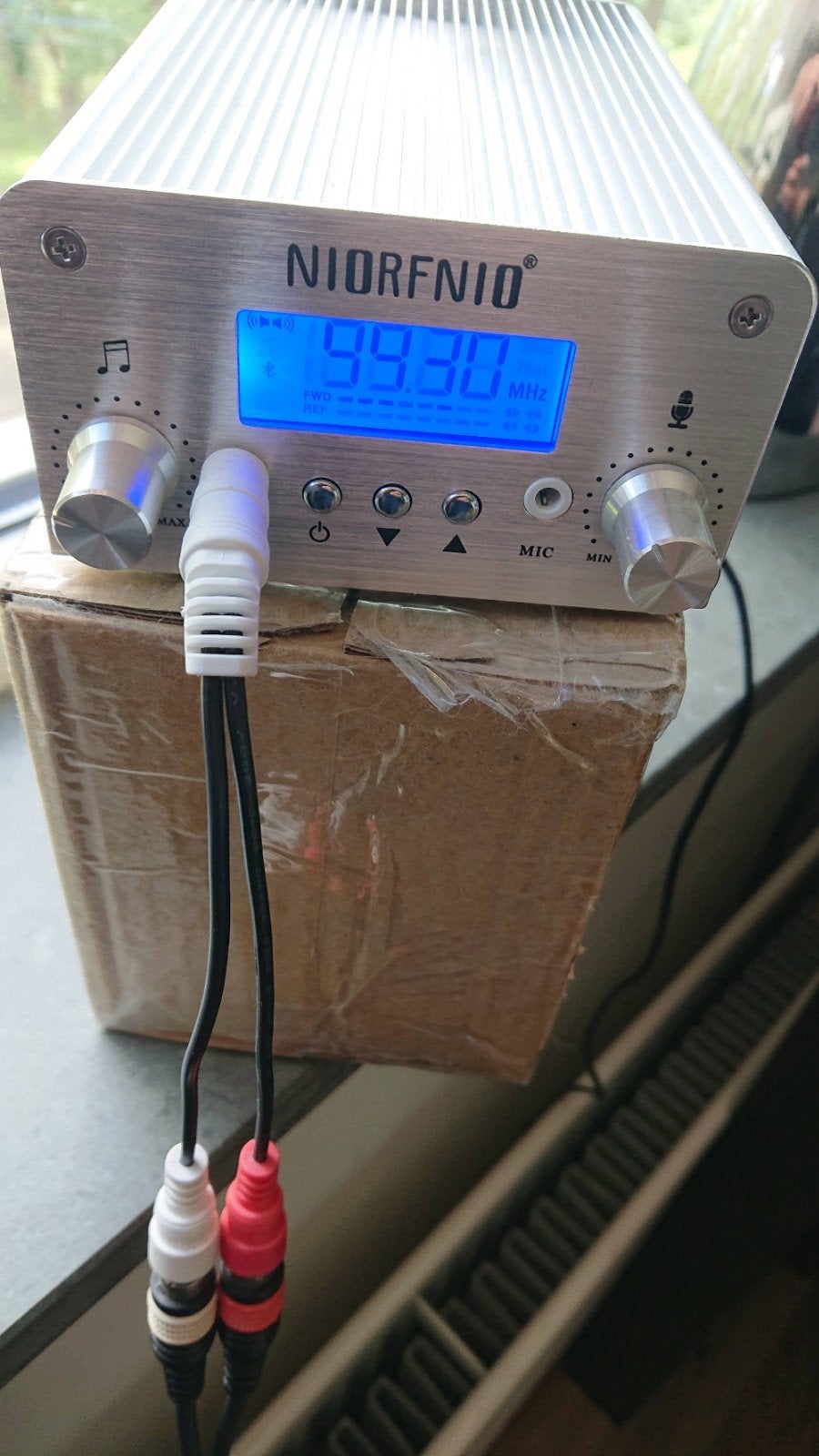 Niorfnio 15 watt fm zender stereo met PLL, Telecommunicatie, Zenders en Ontvangers, Ophalen of Verzenden, Zo goed als nieuw