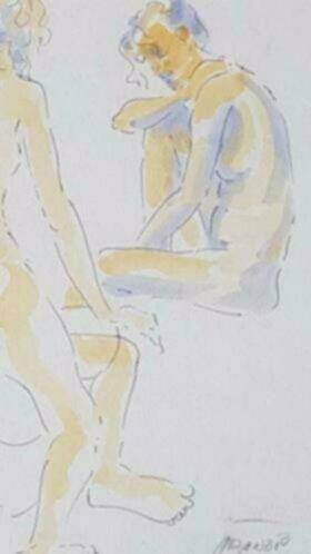 Originele Naaktstudie Pranoto (Ahmad Raji Pranoto) Bali 2000, Ophalen