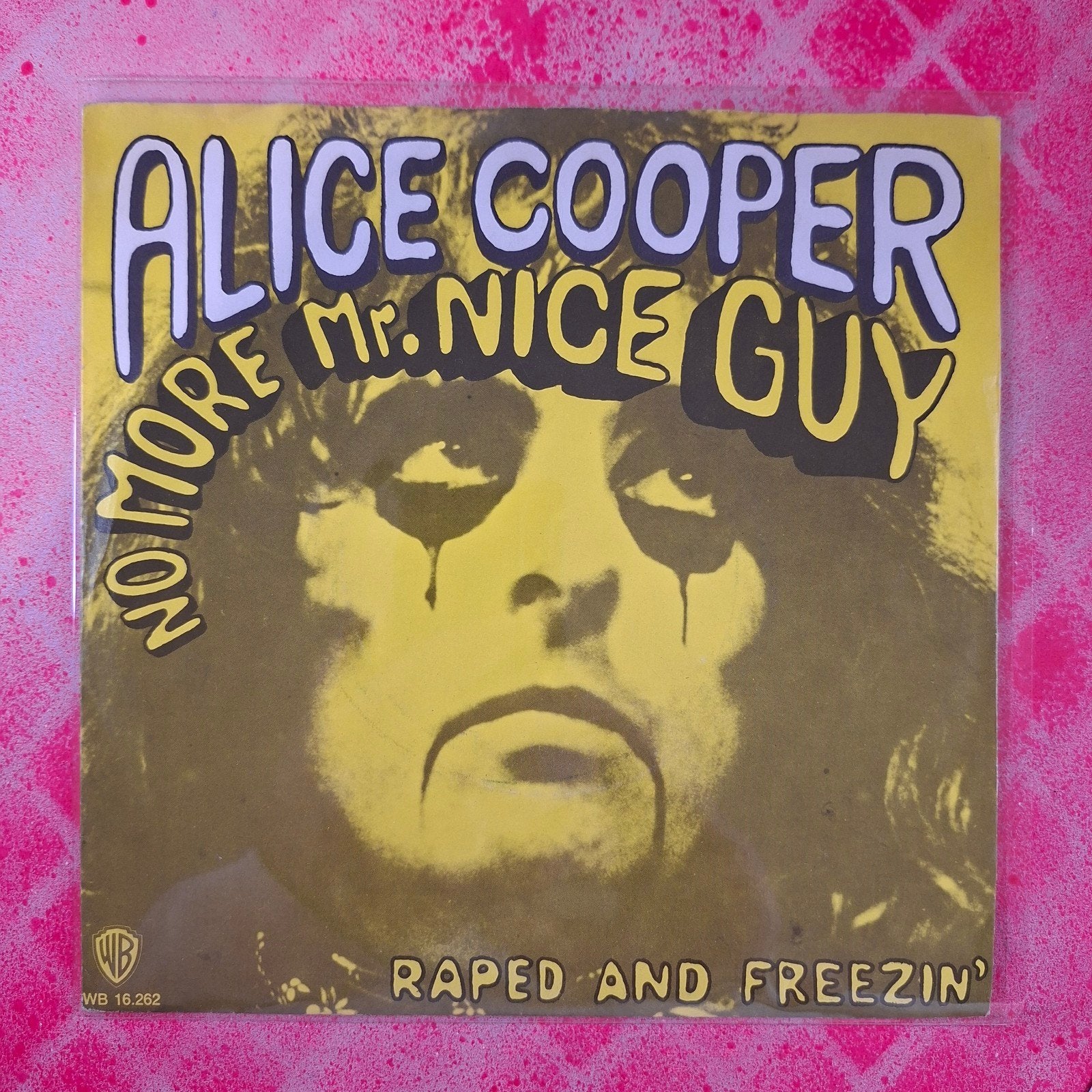 Alice Cooper No more Mister Nice Guy single, Gebruikt, 7 inch, Pop, Overige typen
