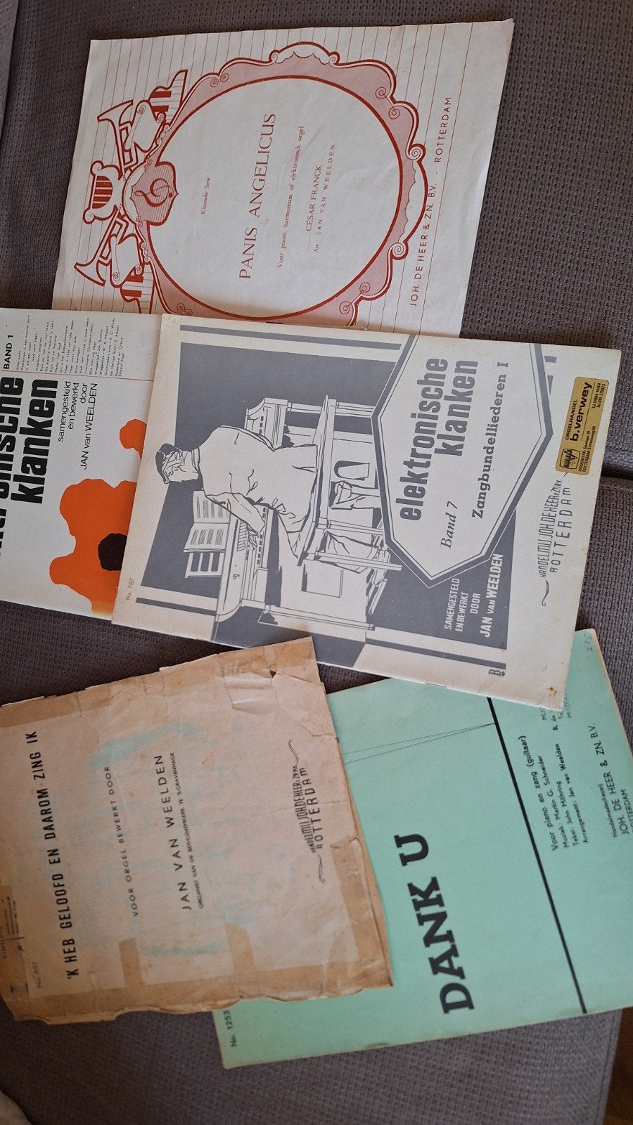 Muziek van Jan van Weelden: Orgel, Piano, Elektr..Kl, Ophalen, Artiest of Componist, Piano