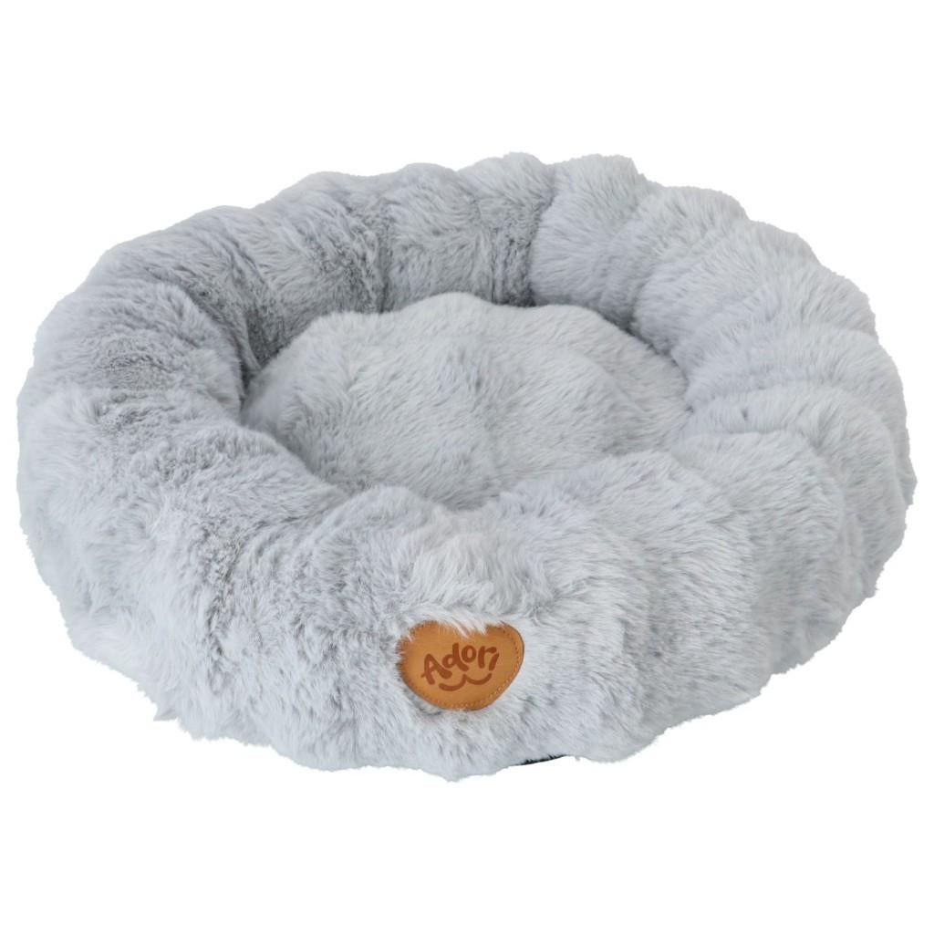 Kattenmand Fluffy donutmand Liva grijs 60 cm nu voor € 22,95, Dieren en Toebehoren, Kattenmanden, ., Nieuw, Ophalen of Verzenden