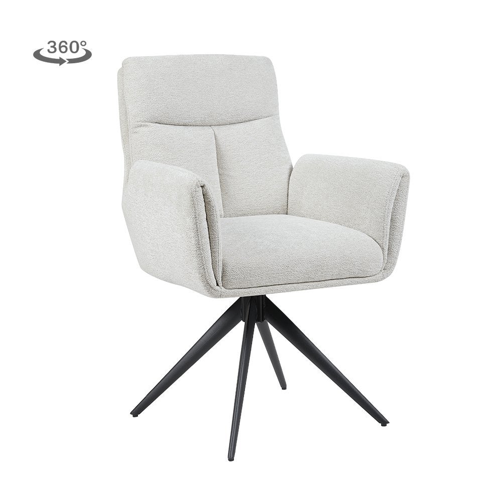 ACTIE Mooie Draaibare Eetkamerstoel Varzo €179 NU €159,- (12, Draaibare eetkamerstoel stoel stoelen gratis bezorging, Overige kleuren
