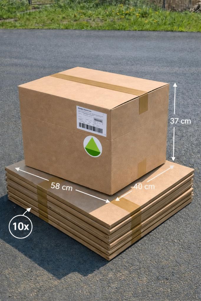 Grote dozen karton verpakkingsdozen verzenddozen pakketdozen, Doe-het-zelf en Verbouw, Kratten en Dozen, Doos, 40 tot 60 cm, Opvouwbaar