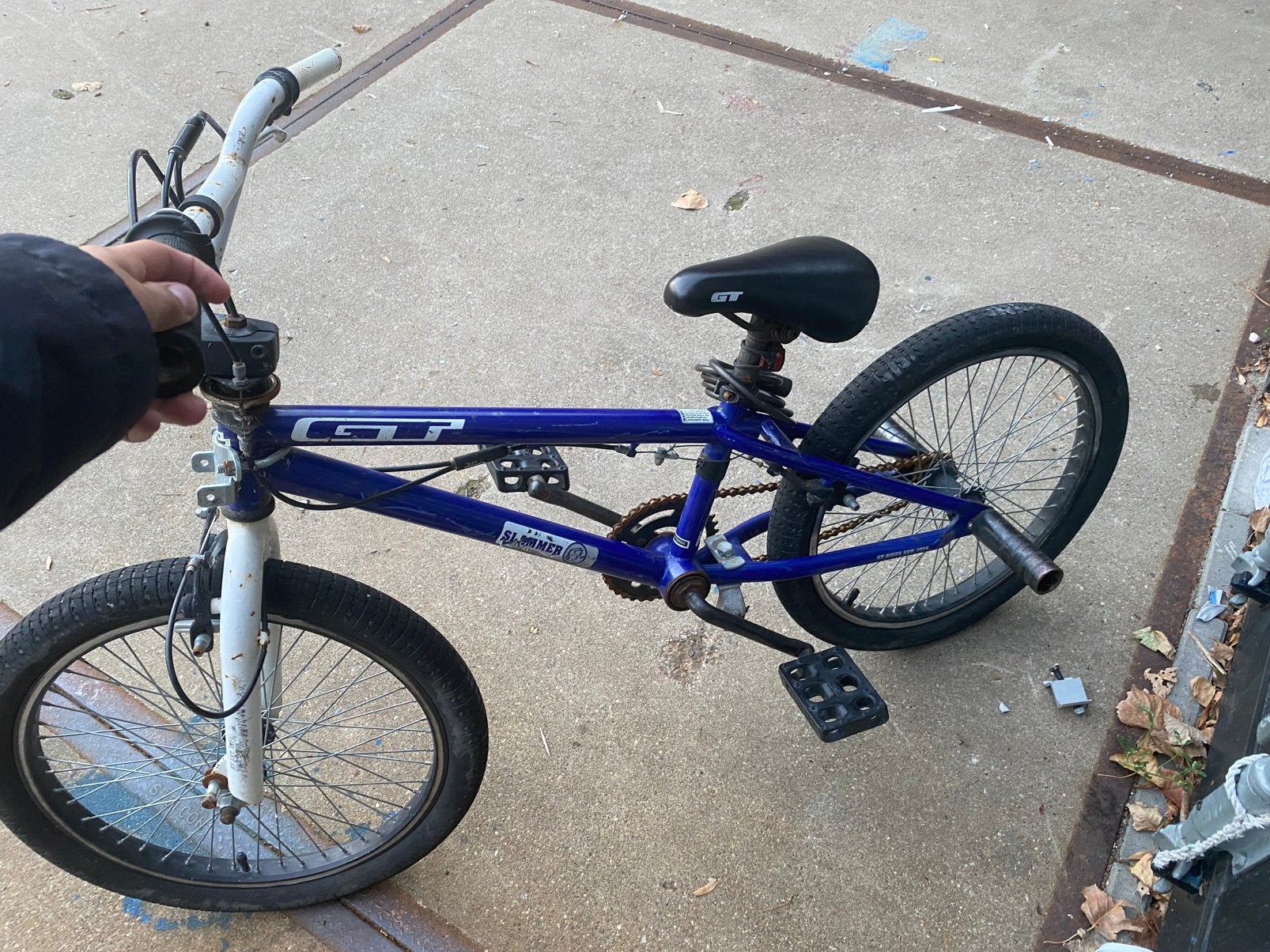 Leuk kinder bmxje, Ophalen, Gebruikt, Staal, Stuur 360° draaibaar