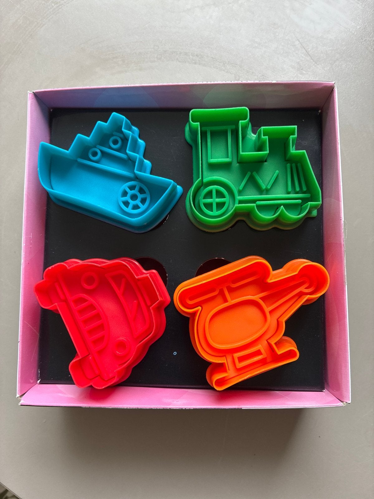 Wonder Cakes Transport Mini Uitstekers Set, Voertuigen, Gereedschap of Toebehoren, Meerkleurig, Ophalen of Verzenden