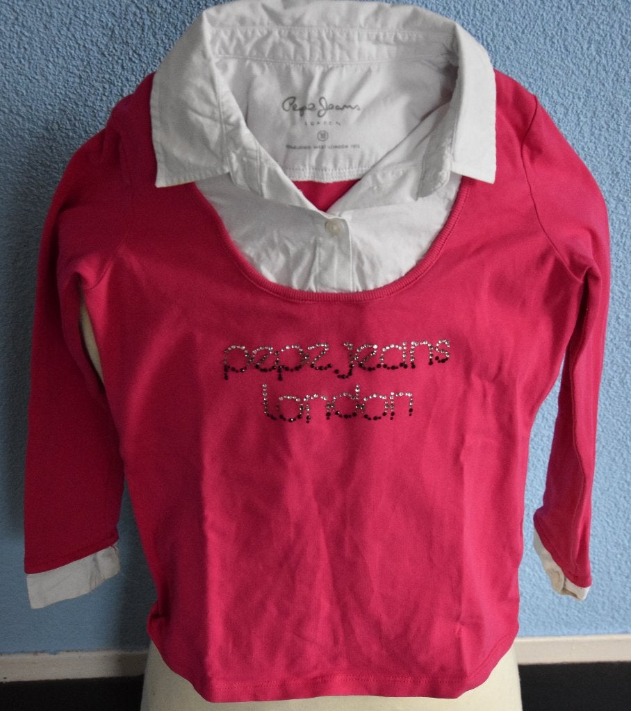 Pepe jeans London kind 140 sweater shirt kleding longsleeve, Pepe Jeans, Jongen of Meisje, Ophalen of Verzenden, Zo goed als nieuw