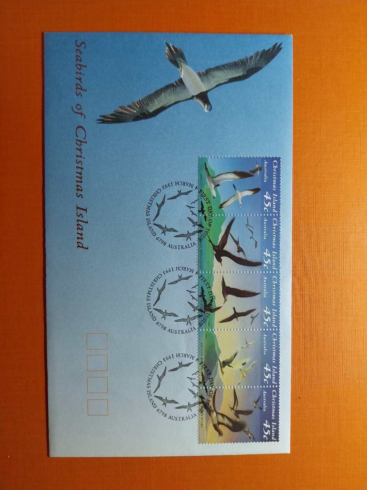 Australische Vogels Eerste Dag Enveloppen (FDC) - Collectie, Ophalen of Verzenden