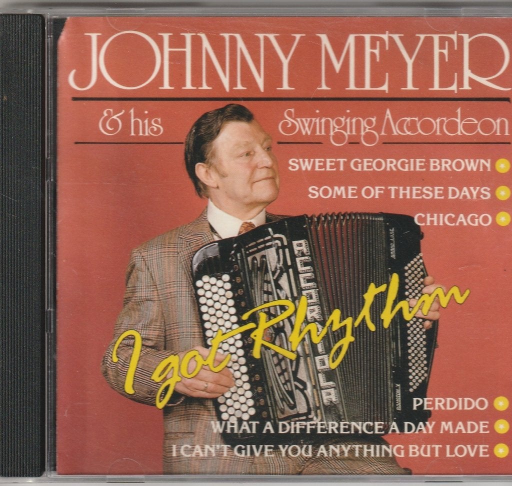 Johnny Meyer & Swinging Accordeon  I got Rhythm, Verzenden, Zo goed als nieuw, Levenslied of Smartlap