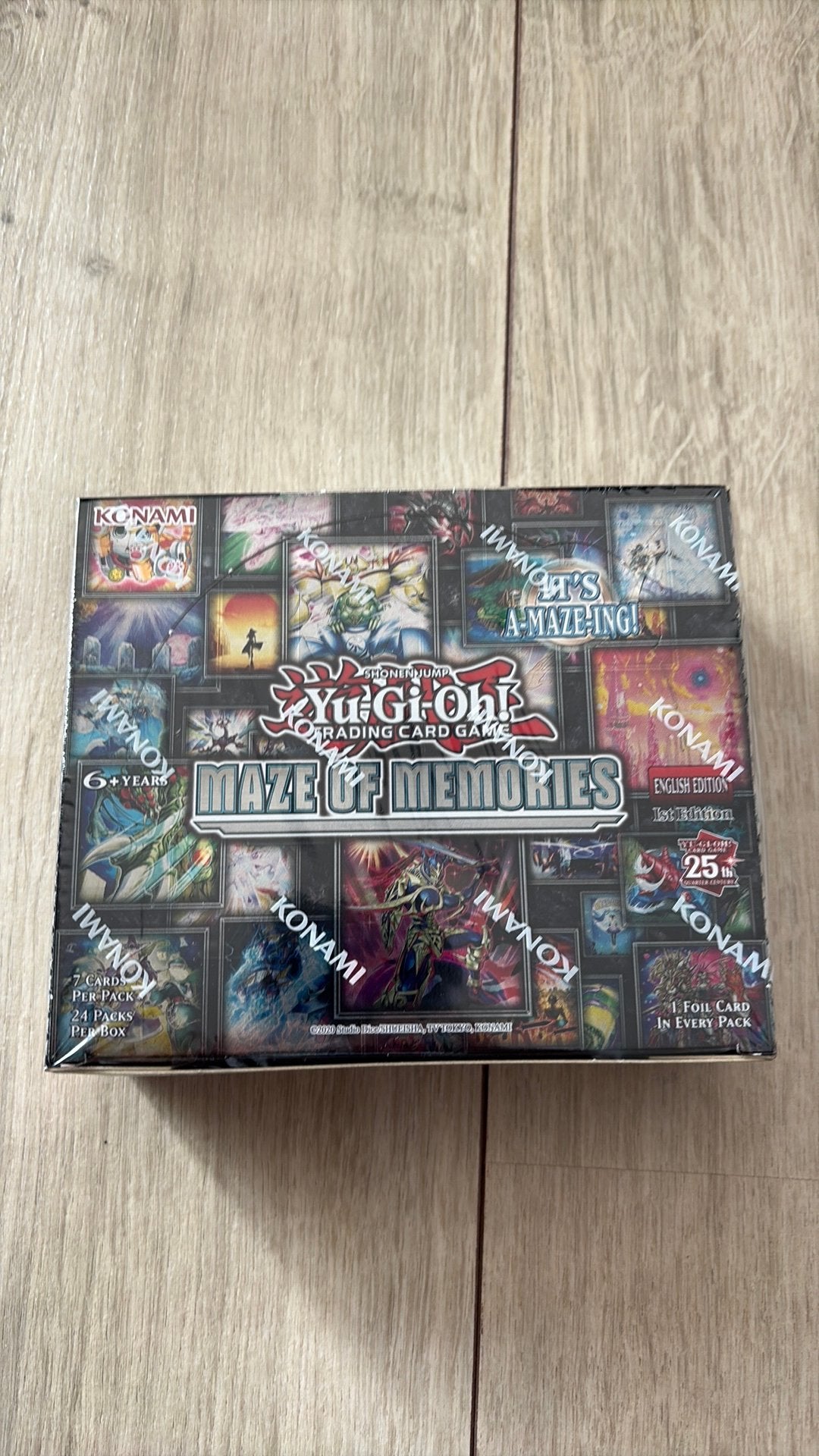 Yu-Gi-Oh! Maze of Memories Booster Box, Ophalen of Verzenden, Zo goed als nieuw, Boosterbox