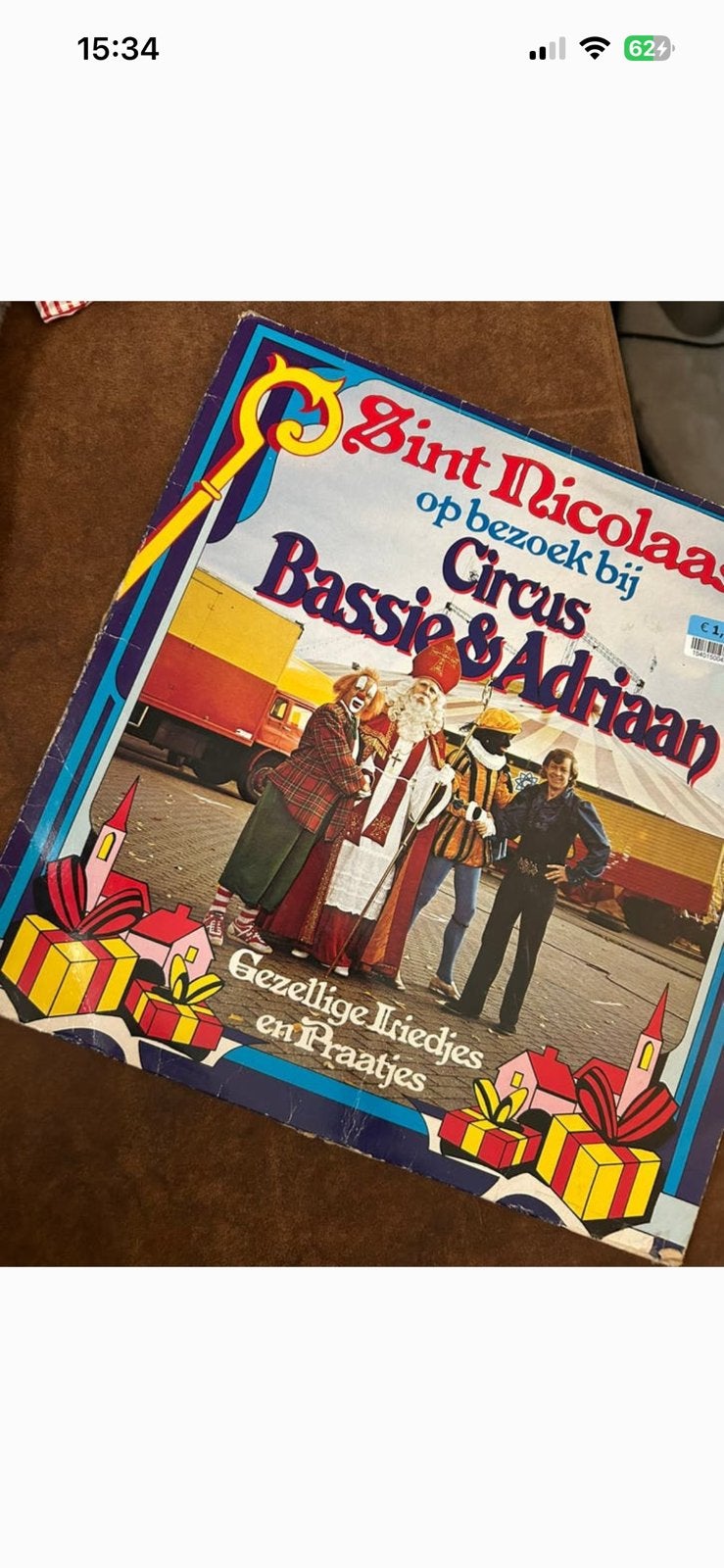 Bassie & adriaan - sint nicolaas op bezoek bij circus, Ophalen of Verzenden, Zo goed als nieuw