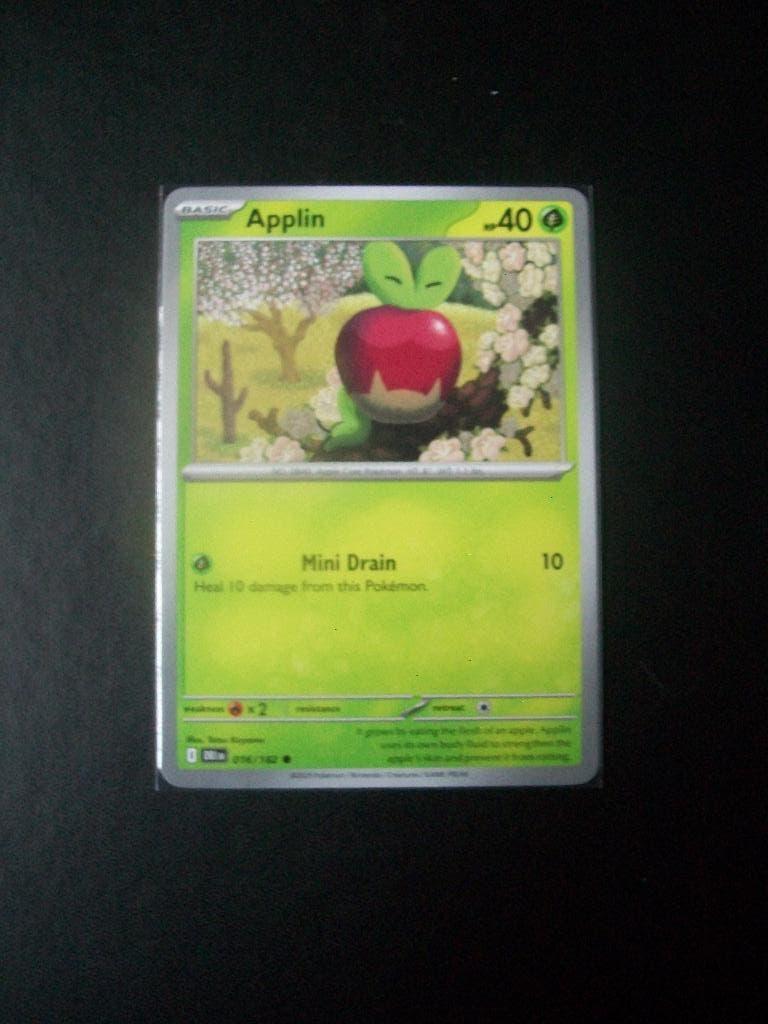 9487: Nieuwe Pokemon Kaartl APPLIN (016/182), Verzenden, Nieuw, Losse kaart, Foil