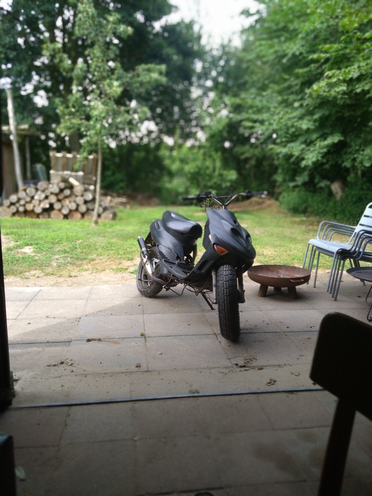 70cc Scooter met 17.5mm carb en Laser terugloop uitlaat, Ophalen of Verzenden, Tweetakt