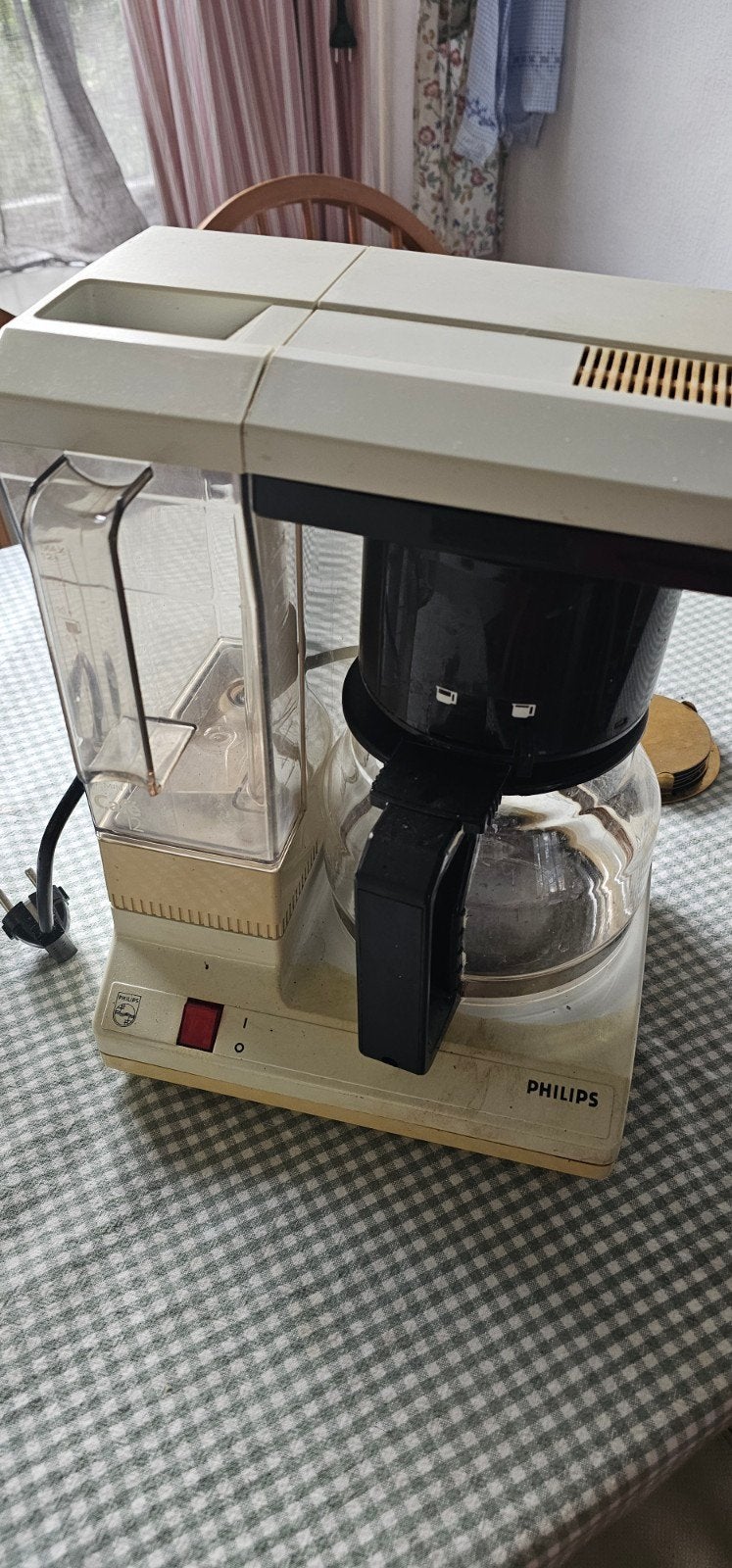 Philips Koffiezetapparaat - Vintage Model, Afneembaar waterreservoir, Gebruikt, Koffiemachine, Gemalen koffie