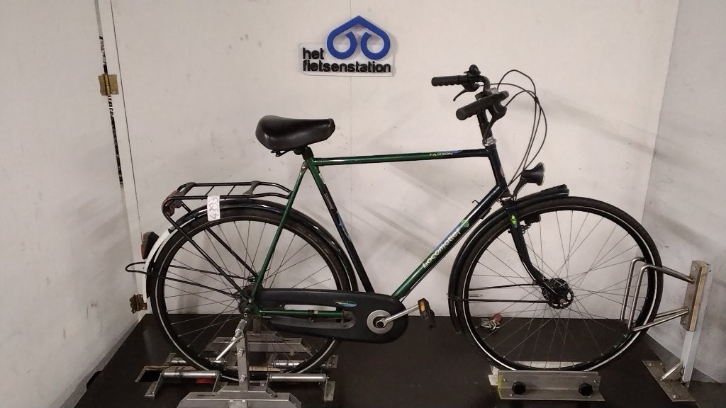 Locomotief Fashion Herenfiets, Fietsen en Brommers, Gebruikt, Versnellingen, 61 tot 65 cm, Schijfrem