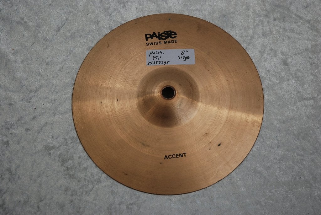 Paiste Swiss Accent bekken 315gr 8 inch  <25252395>, Gebruikt, ., Drums of Percussie, Ophalen of Verzenden