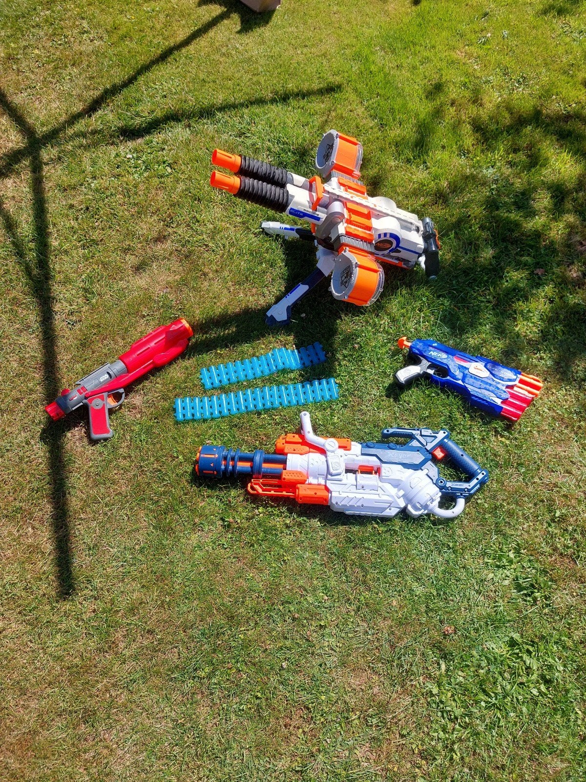 Grote Nerf en X-Shot Blaster Collectie met Accessoires, Ophalen, Gebruikt