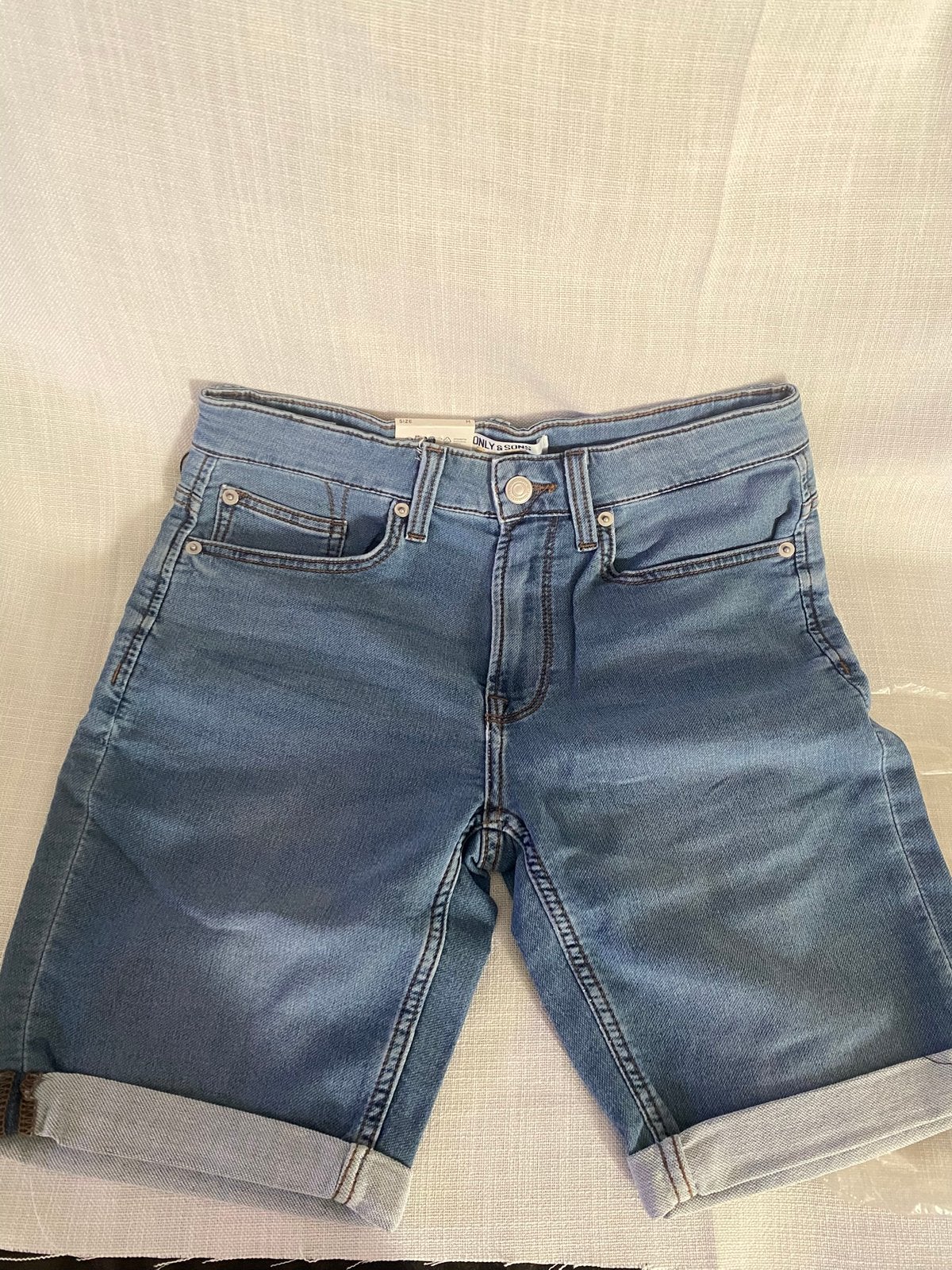 Only & Sons Mens Onsply Jog MBD 0024 Ana DNM Shorts Noos, Ophalen of Verzenden, Nieuw, Blauw, W32 (confectie 46) of kleiner