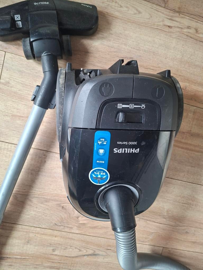 Philips 3000 Series Stofzuiger XD3112/09 - 900W, Witgoed en Apparatuur, Stofzuigers, Gebruikt, Stofzuiger, Minder dan 1200 watt